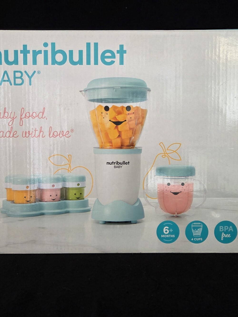 Nutribullet Baby Food Prep Blender NBY10100 New Open Box **Read Description**